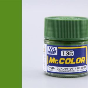 10 ml. Russian Green (1) Mr.Color Serisi Maket Boyası, Mr.Hobby C135
