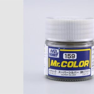10 ml. Super Gümüş Mr.Color Serisi Maket Boyası, Mr.Hobby C159