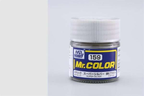 10 ml. Super Gümüş Mr.Color Serisi Maket Boyası, Mr.Hobby C159