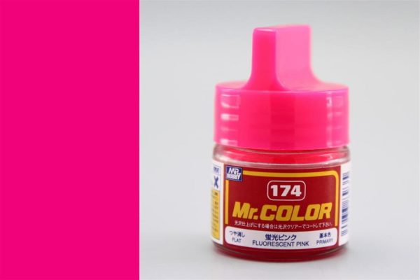 10 ml. Fluorescent Pink Mr.Color Serisi Maket Boyası, Mr.Hobby C174