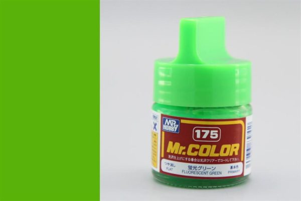 10 ml. Fluorescent Green Mr.Color Serisi Maket Boyası, Mr.Hobby C175