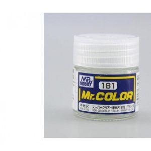 10 ml. Semi-Gloss Super Clear Mr.Color Serisi Maket Boyası, Mr.Hobby C181