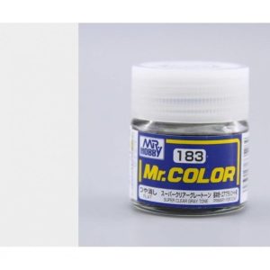 10 ml. Super Clear Gray Tone Mr.Color Serisi Maket Boyası, Mr.Hobby C183
