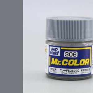10 ml. Gray FS36270 Mr.Color Serisi Maket Boyası, Mr.Hobby C306