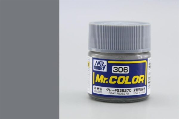 10 ml. Gray FS36270 Mr.Color Serisi Maket Boyası, Mr.Hobby C306