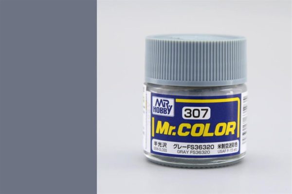10 ml. Gray FS36320 Mr.Color Serisi Maket Boyası, Mr.Hobby C307