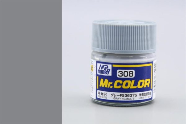 10 ml. Gray FS36375 Mr.Color Serisi Maket Boyası, Mr.Hobby C308