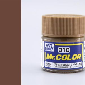 10 ml. Brown FS30219 Mr.Color Serisi Maket Boyası, Mr.Hobby C310