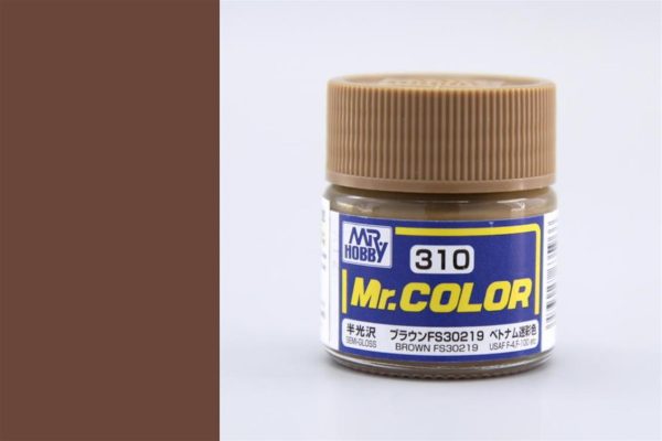 10 ml. Brown FS30219 Mr.Color Serisi Maket Boyası, Mr.Hobby C310