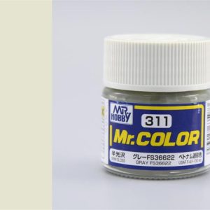 10 ml. Gray FS36622 Mr.Color Serisi Maket Boyası, Mr.Hobby C311