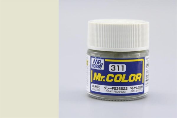 10 ml. Gray FS36622 Mr.Color Serisi Maket Boyası, Mr.Hobby C311