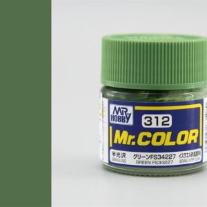 10 ml. Green FS34227 Mr.Color Serisi Maket Boyası, Mr.Hobby C312