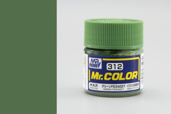 10 ml. Green FS34227 Mr.Color Serisi Maket Boyası, Mr.Hobby C312