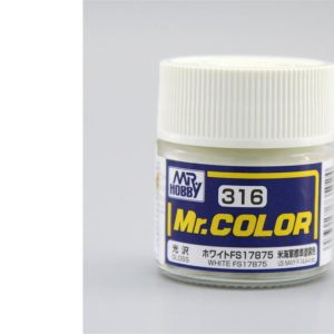 10 ml. White FS17875 Mr.Color Serisi Maket Boyası, Mr.Hobby C316