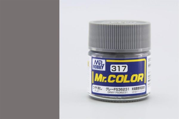 10 ml. Gray FS36231 Mr.Color Serisi Maket Boyası, Mr.Hobby C317
