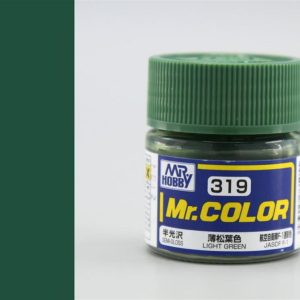 10 ml. Light Green Mr.Color Serisi Maket Boyası, Mr.Hobby C319