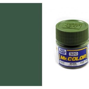 10 ml. Dark Green Mr.Color Serisi Maket Boyası, Mr.Hobby C320