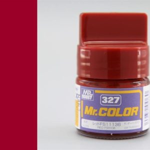 10 ml. Red FS11136 Mr.Color Serisi Maket Boyası, Mr.Hobby C327