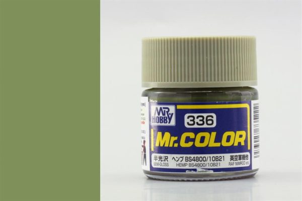 10 ml. Hemp BS4800/10B21 Mr.Color Serisi Maket Boyası, Mr.Hobby C336