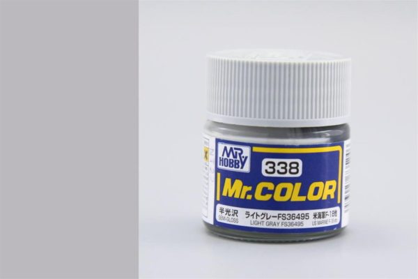 10 ml. Light Gray FS36495 Mr.Color Serisi Maket Boyası, Mr.Hobby C338