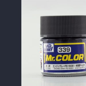 10 ml. Engine Gray FS16081 Mr.Color Serisi Maket Boyası, Mr.Hobby C339