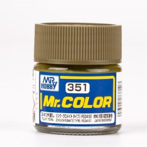 10 ml. Zinc-Chromate Type FS34151 Mr.Color Serisi Maket Boyası, Mr.Hobby C351