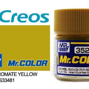 10 ml. Chromate Yellow Primer FS33481 Mr.Color Serisi Maket Boyası, Mr.Hobby C352