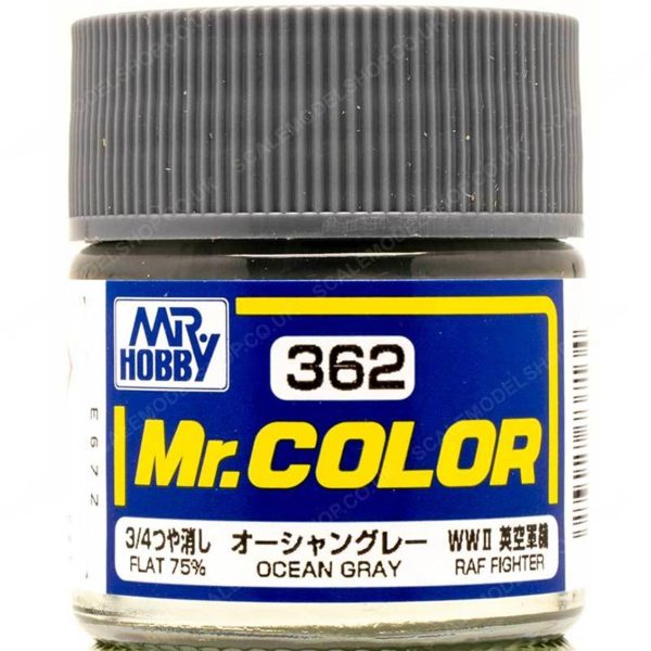 10 ml. Ocean Grey Mr.Color Serisi Maket Boyası, Mr.Hobby C362