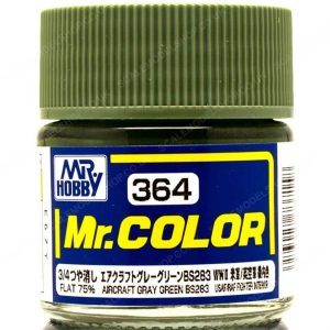 10 ml. Aircraft Gray Green BS283 Mr.Color Serisi Maket Boyası, Mr.Hobby C364