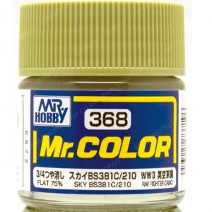 10 ml. Sky BS381C/210 Mr.Color Serisi Maket Boyası, Mr.Hobby C368