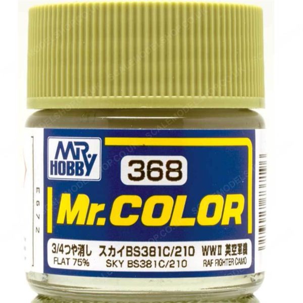 10 ml. Sky BS381C/210 Mr.Color Serisi Maket Boyası, Mr.Hobby C368