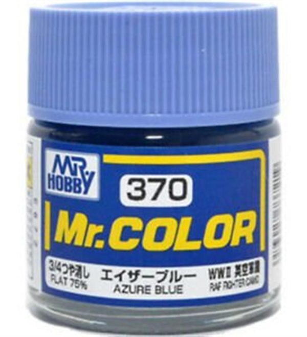 10 ml. Azure Blue Mr.Color Serisi Maket Boyası, Mr.Hobby C370