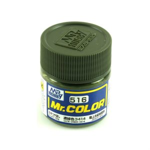 10 ml. Dark Green 3414 Mr.Color Serisi Maket Boyası, Mr.Hobby C516