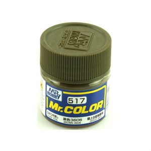 10 ml. Brown 3606 Mr.Color Serisi Maket Boyası, Mr.Hobby C517
