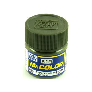 10 ml. Bronzegrün Mr.Color Serisi Maket Boyası, Mr.Hobby C519
