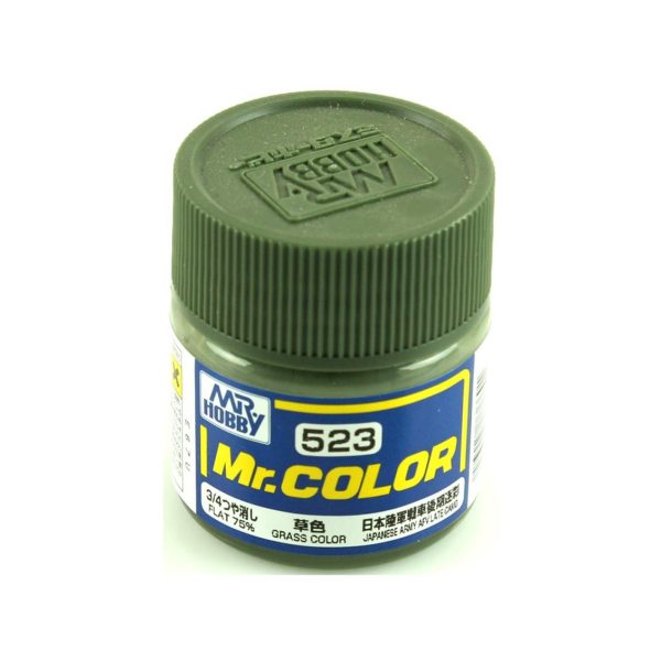 10 ml. Grass Color Mr.Color Serisi Maket Boyası, Mr.Hobby C523