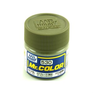 10 ml. IDF Gray 3 (Modern) Mr.Color Serisi Maket Boyası, Mr.Hobby C530