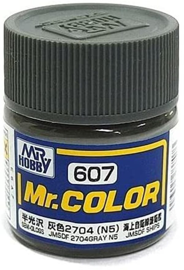 10 ml. JMSDF 2704 Gray N5 Mr.Color Serisi Maket Boyası, Mr.Hobby C607
