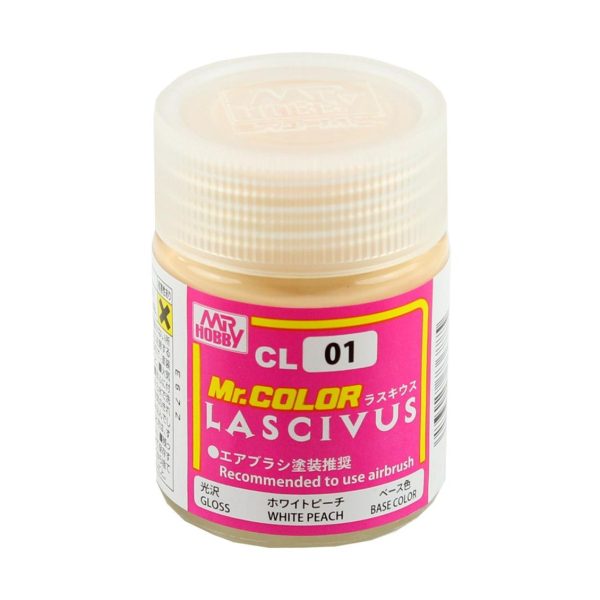 18 ml. Lascivus White Peach Mr.Color Serisi Maket Boyası, Mr.Hobby CL01