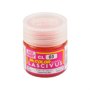 10 ml. Lascivus Pale Clear Red Mr.Color Serisi Maket Boyası, Mr.Hobby CL03