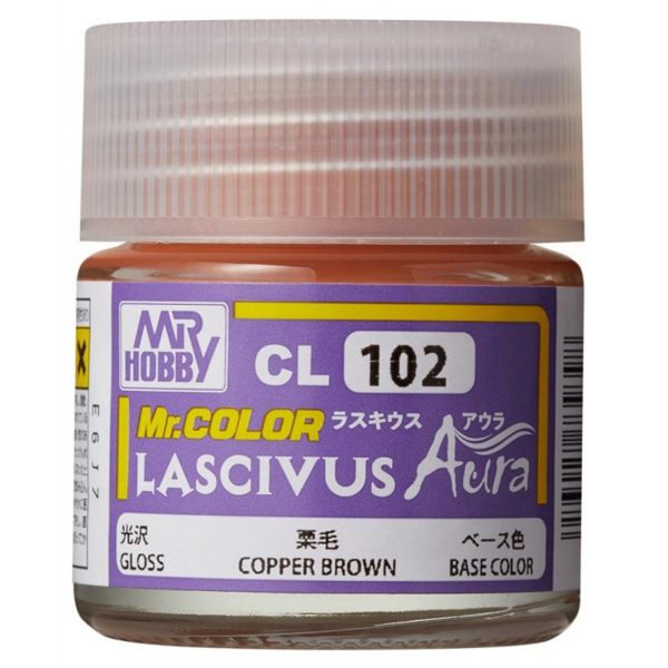 10 ml. Lascivus Bakır Brown Mr.Color Serisi Maket Boyası, Mr.Hobby CL102