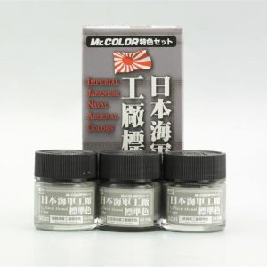 3x10 ml. Japanese Naval Arsenal Color Mr.Color Serisi Maket Boyası Seti, Mr.Hobby CS641