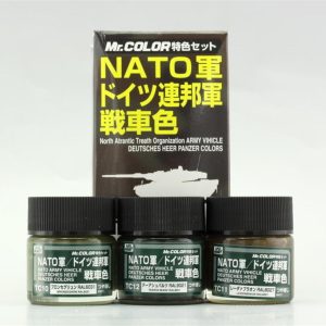 3x10 ml. Tank Colors for NATO Mr.Color Serisi Maket Boyası Seti, Mr.Hobby CS664
