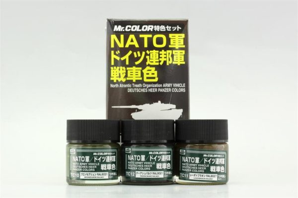 3x10 ml. Tank Colors for NATO Mr.Color Serisi Maket Boyası Seti, Mr.Hobby CS664