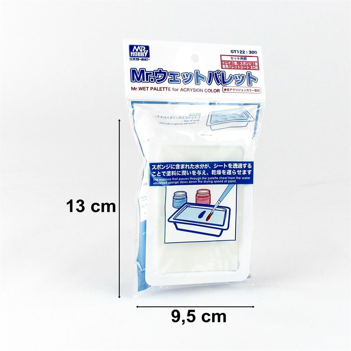 Islak Palet Su Bazlı Boyalar için, Mr.Hobby GT122 - Görsel 2