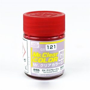 18 ml. Clear Rouge Mr.color Serisi Maket Boyası, Mr.Hobby GX121