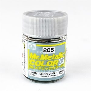 18 ml. Metalik Rough Gümüş Mr.color Serisi Maket Boyası, Mr.Hobby GX208