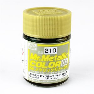 18 ml. Metalik Blue Altın Mr.color Serisi Maket Boyası, Mr.Hobby GX210