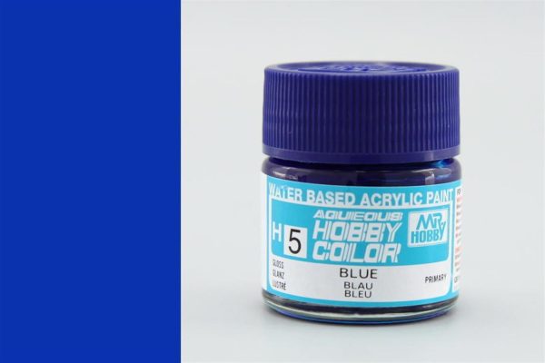10 ml. Blue Aqueous Serisi Maket Boyası, Mr.Hobby H005