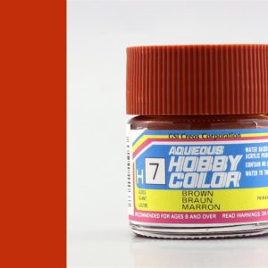 10 ml. Brown Aqueous Serisi Maket Boyası, Mr.Hobby H007